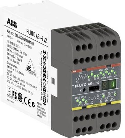 ABB Sicherheitsrelais PLUTO AS-I V2 in Weiß - Bild 1