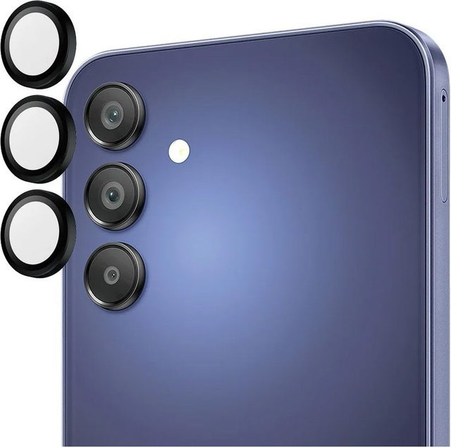 Hoops Kameraschutzglas für Galaxy A16 und Galaxy A16 5G in Schwarz - Bild 1