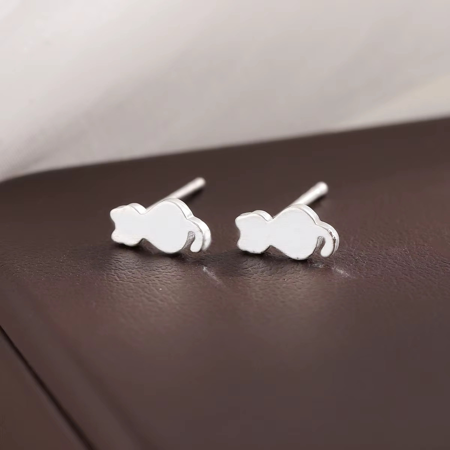 GaGa-Duck Ohrstecker, 925 Silber, Tiermotiv, Unisex - Bild 2