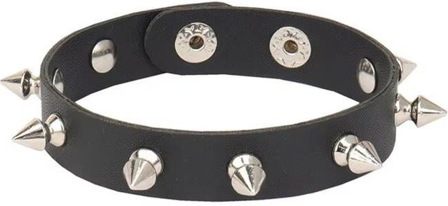 Fashion Maker 2 Armband, Leder, Schwarz, Damen, Punk - Bild 1
