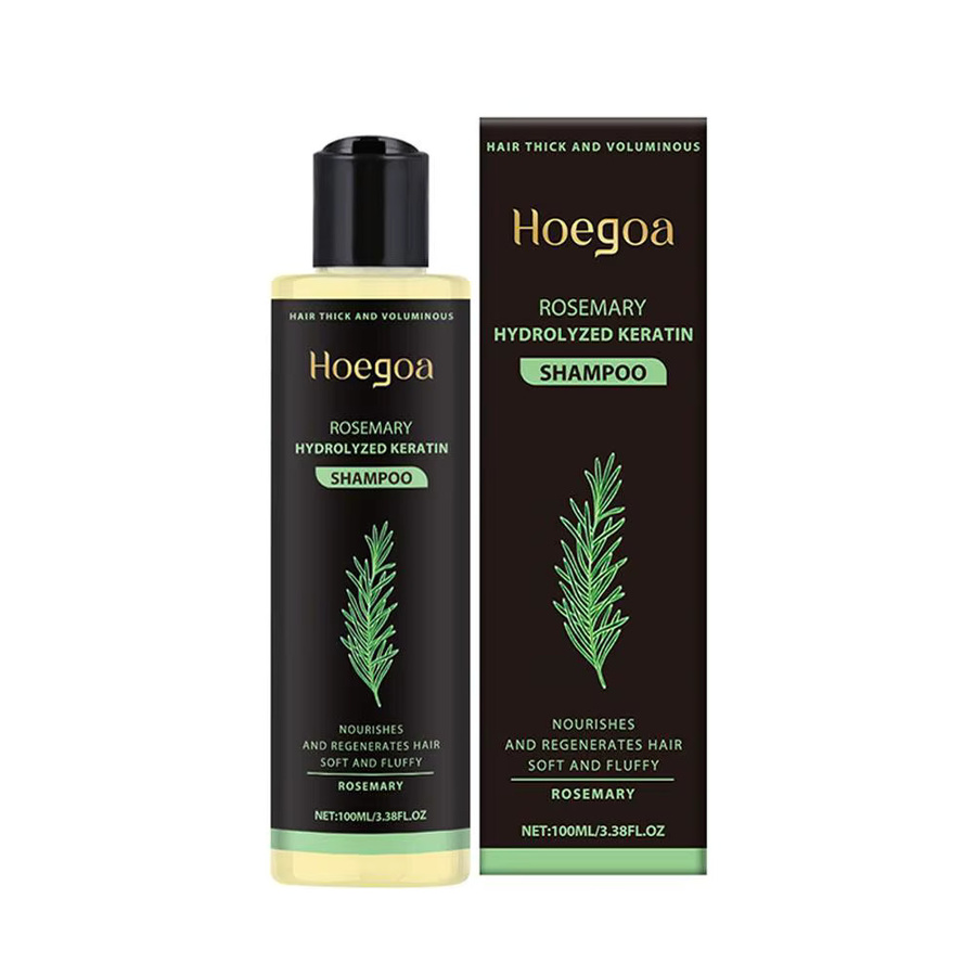 Hoegoa Rosmarin Shampoo, Volumen und Verdichtung, Fettiges Haar - Bild 4
