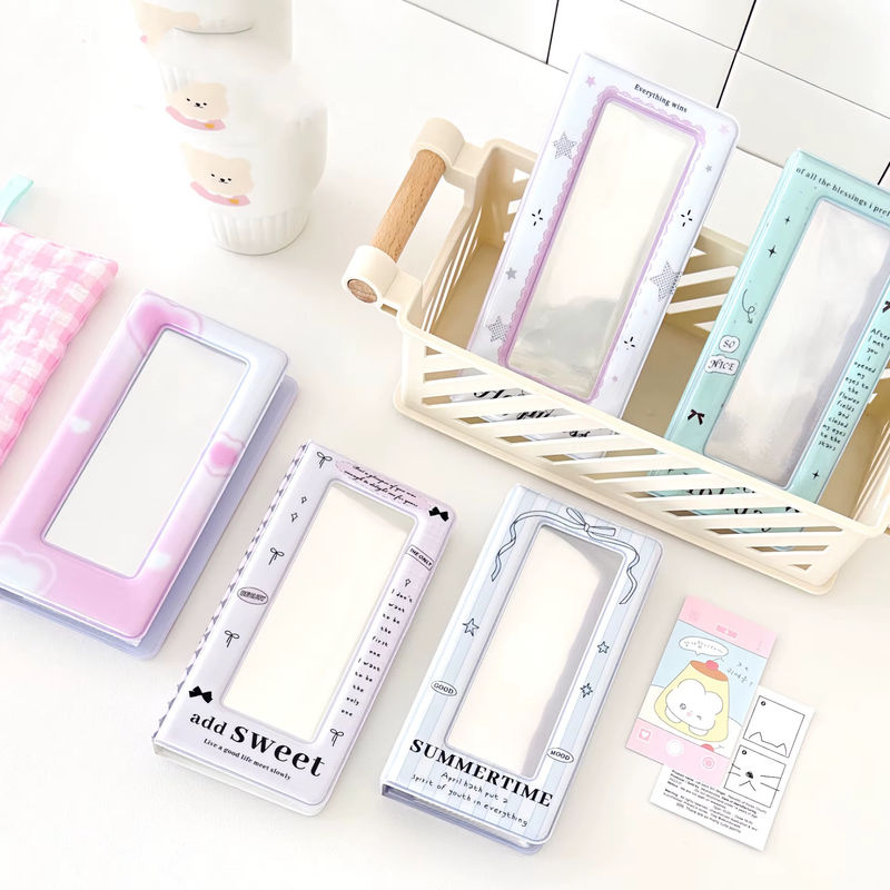 HarPaper Fotoautomatenalbum mit Schleife für 2 x 6 Zoll Fotostreifen, Hochzeitsalbum mit 18 Seiten für 36 Fotos und Lesezeichenhalter - Bild 2
