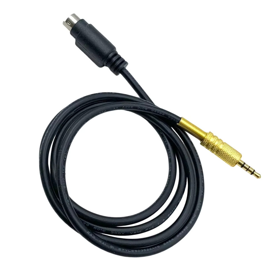 YAESU DIN 6-Pin-Datenkabel zu 3,5mm PTT-Adapterkabel für Echolink und Remote Voice Repeater, Schwarz - Bild 3