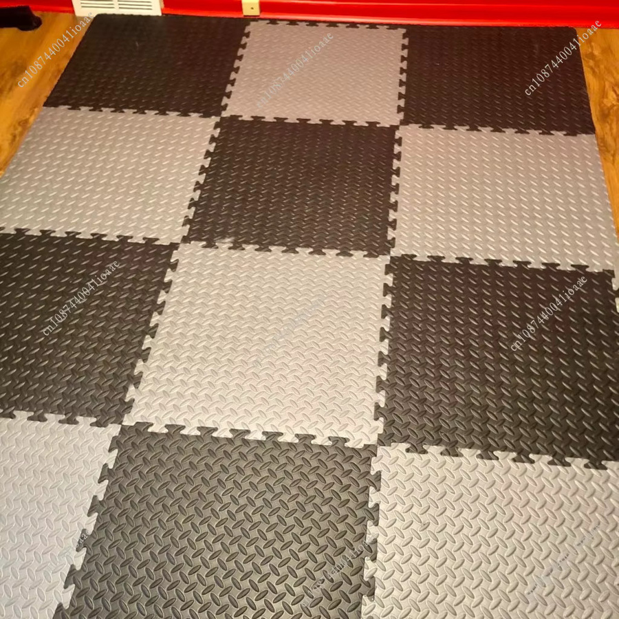 DHDH Motorrad Boden Schutz Matte aus EVA Schaum, blau, 10 bis 16 Stück, B/T/H: 30 x 30 x 1 cm - Bild 3