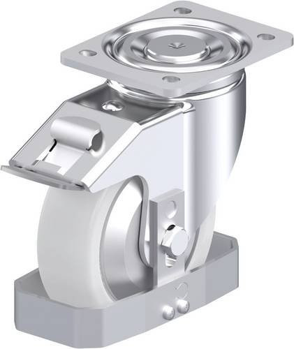 Blickle Stahlblech-Lenkrolle LH-SPO 150G-FI-FA-FS in Silber, Rad-Durchmesser: 150 mm, Tragfähigkeit: 800 kg - Bild 1