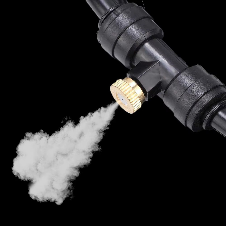 10er Set Pengliu Zerstäubungsdüsen 3/16 Zoll für Nebel-Spray-Kühlwassersysteme in Gold mit Düsenöffnungen von 0,1 mm bis 0,5 mm - Bild 3