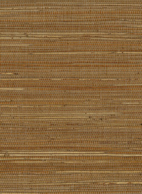 Osborne & Little Tapete Kanoko Grasscloth aus Naturfasern Vlies in Sienna - Bild 1