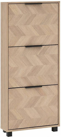 Schildmeyer Schuhkipper Piazza 3er Eiche Nachbildung B/H/T: 59,8 x 124,5 x 19,55 cm