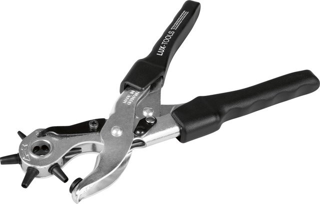 LUX-TOOLS PRO Revolverlochzange Silber, Länge: 250 mm - Bild 1