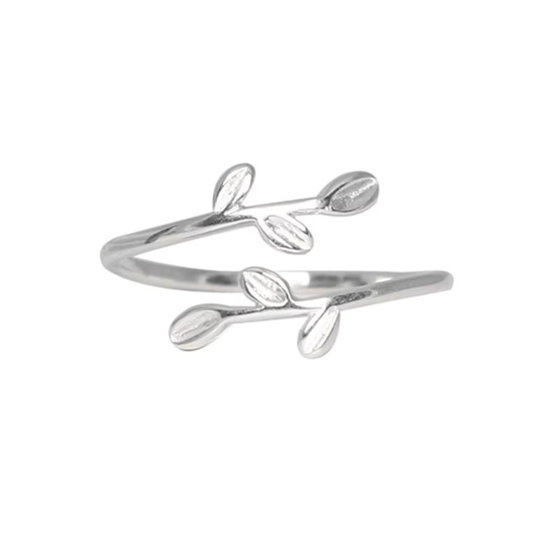GaGa-Duck Ring, 925 Silber, Blatt, Damen - Bild 2