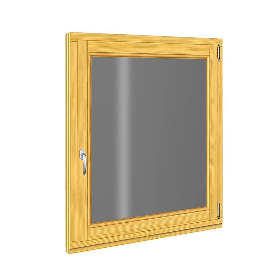 Roro Holzfenster Fichte braun B: 98 cm, H: 108 cm, DIN R, Kipp-Dreh-Funktion - Bild 2