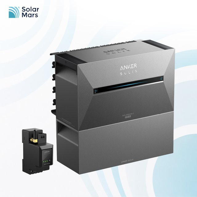 Anker SOLIX Solarbank 3 E2700 Pro Speicher in Grau mit 2,68 kWh Kapazität, 1x BP2700 Erweiterungsakku und 1x Smart Meter - Bild 1