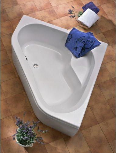 OTTOFOND Eckbadewanne Ancona aus Acryl in Weiß, B/T/H: 135 x 135 x 43 cm - Bild 2