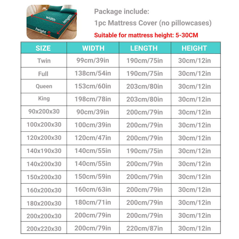 Anqianny Matratzenschoner Wasserdicht und Gesteppt, Atmungsaktiver Matratzenbezug Milbenhemmend und Antibakteriell, Spannbettlaken B/B/H: 90 x 200 x 30 cm - Bild 3