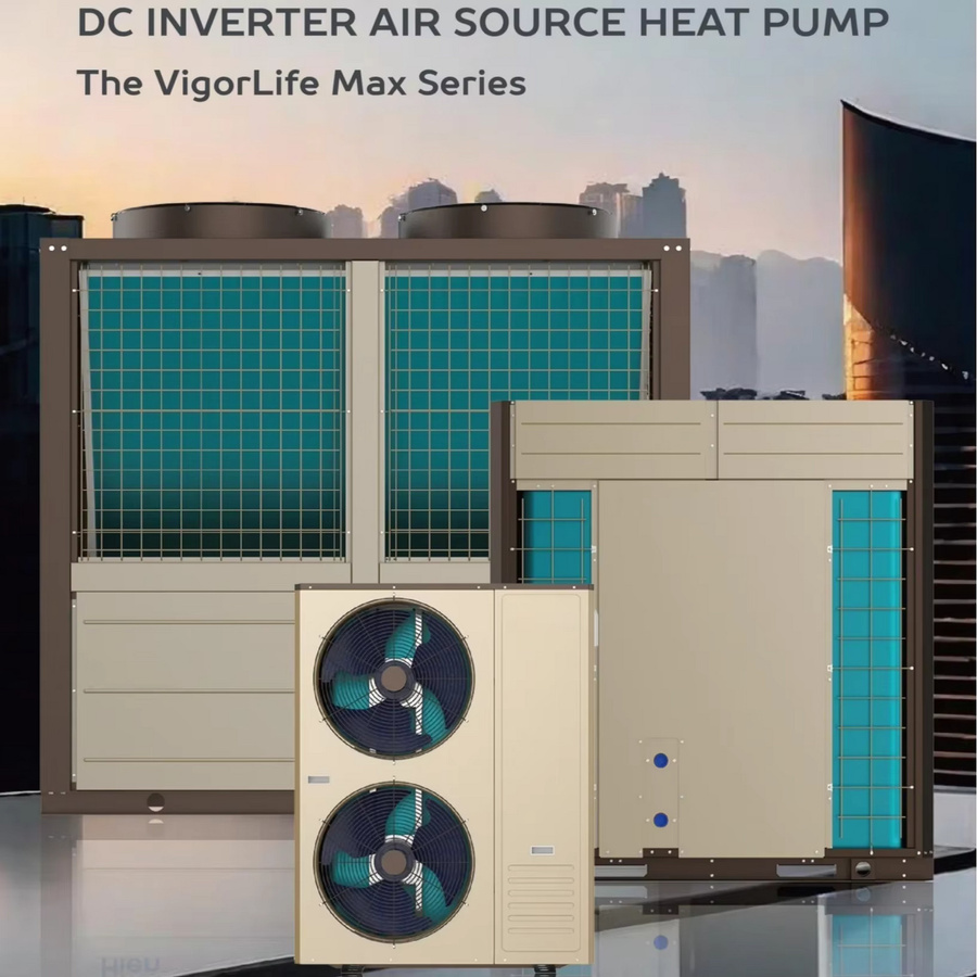 R290 EVI Monoblock Luft-Wasser-Wärmepumpe A+++ mit WLAN Smart-Steuerung für 6/8/12/18kW - Bild 2