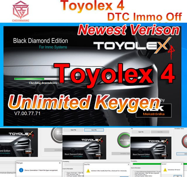 Toyolex 4 Diagnose-Software für Denso und Lexus zur DTC-Deaktivierung und Maskierung - Bild 1