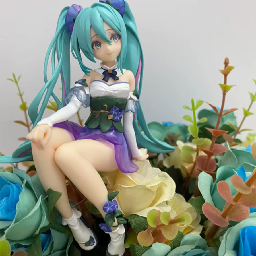 Bandai Hatsune Miku Blumenfee Morning Glory Ver., Actionfigur, 14cm - Bild 4