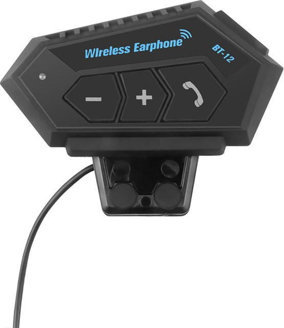 Kebidumei Moto Bluetooth Helm-Headset mit Geräuschunterdrückung und Mikrofon, kabellose Freisprecheinrichtung BT V4.2 für Motorräder in Schwarz und Blau - Bild 1