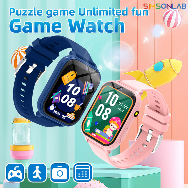 SIMSONLAB Smartwatch, Blau, Kunststoff, Kinder, Unisex - Bild 1