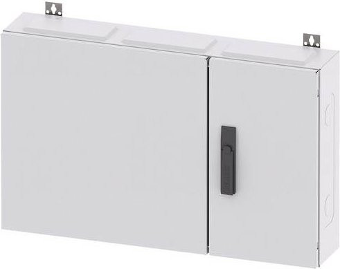 Siemens Installationsverteiler aus Stahl in Grau B: 80 cm, T: 50 cm, H: 14 cm - Bild 1