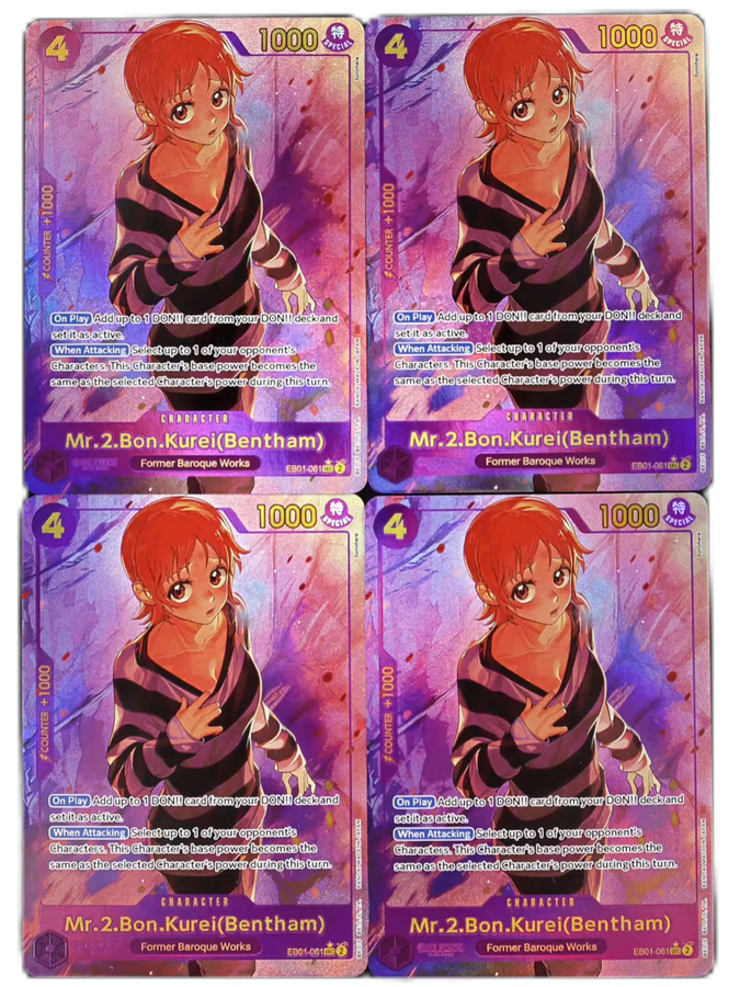 Bandai One Piece Mr.2 Bon Kurei Bentham AA SEC, Sammelkarten, Englisch - Bild 3
