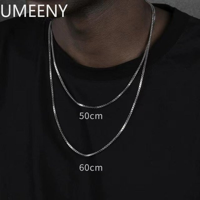 Lucky Star Jewelry Halskette 925 Silber, Gold, Zirkonia, 45 cm, Unisex - Bild 1