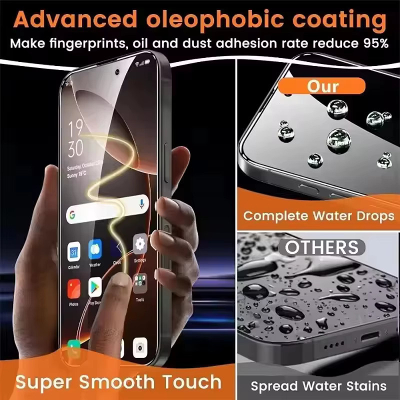 Anti-Spionage Displayschutzfolie aus gehärtetem Glas für Xiaomi Poco X7 Pro X6 M7 M6 Pro X5 X4 X3 F7 F6 F5 F3 M5 M4 M3 M2 C65 C75, staubfrei, transparent - Bild 4