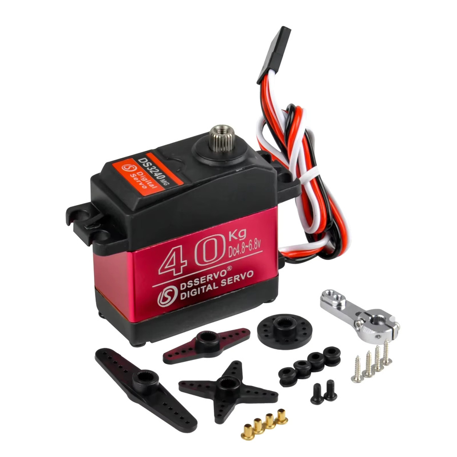 wishiot DS3240 Digital Servos Motor, 4-teiliges Set, Metallgetriebe - Bild 2