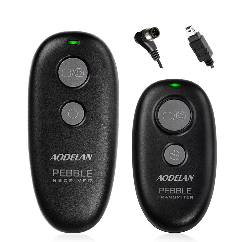 AODELAN Drahtloser Bluetooth Fernbedienung Auslöser für Nikon Kameras in Schwarz - Bild 1