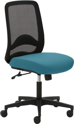 Mayer Sitzmöbel Drehstuhl in Türkis mit Rollen, B/H: 62 x 110 cm - Bild 1