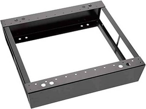Hager MES-RS50402 Reihensockel seitlich offen in Tiefschwarz RAL 9005 B/T/H: 50 x 20 x 40 cm - Bild 1