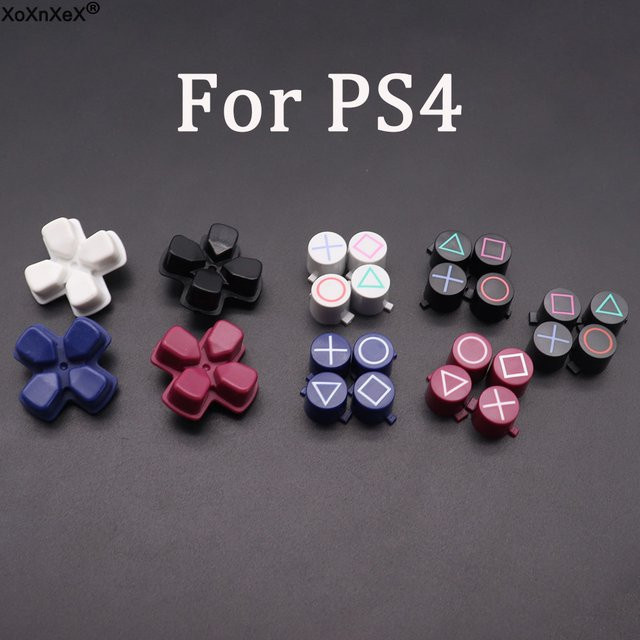 Ersatz-Tasten-Kit für PS4 Controller mit ABXY- und Kreuz-Tasten in Blau - Bild 1