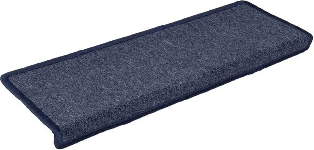 vidaXL Stufenmatten 15er Set aus Nadelvlies in Grau und Blau, B/T/H: 65 x 21 x 4 cm - Bild 1