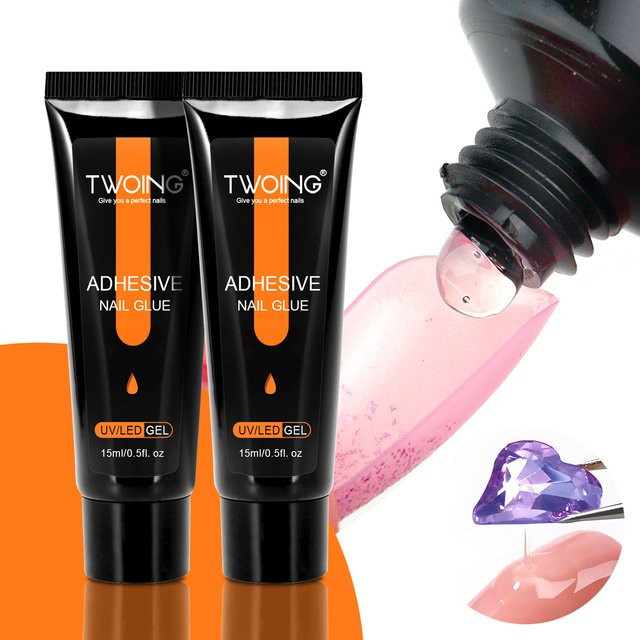 TWOING Nagelgel Nude, 15 ml, Transparent, Glänzend - Bild 1
