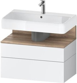 Duravit Waschtischunterschrank Qatego in Weiß, Wandhängend, B/T/H: 79 x 47 x 59 cm - Bild 1