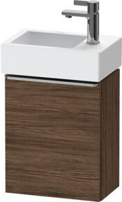 Duravit Waschtischunterschrank D-Neo in Braun Matt mit 1 Tür und Wandmontage, B/T/H: 36,4 x 22,2 x 44 cm - Bild 1