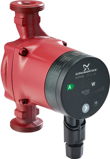 Grundfos Heizungspumpe Alpha2 25-40 in Rot - Bild 1