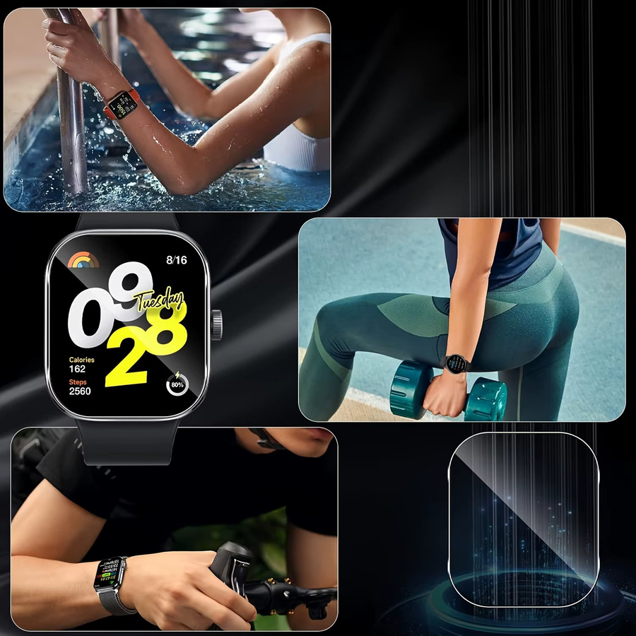 Xiaomi Displayschutzfolie Glas, Redmi Watch 4, transparent - Bild 6