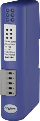 Anybus AB7001 DeviceNet Seriell Umsetzer mit RS-232, RS-422, RS-485 und Sub-D9 in Blau, galvanisch getrennt, 24 V/DC - Bild 1