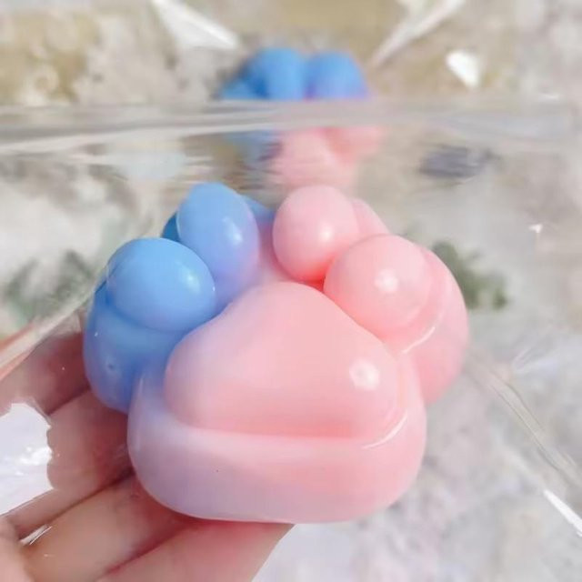 BC Pet Supplies Regenbogen-Katzenpfoten-Squishy, Fidget Spielzeug, Weich - Bild 1