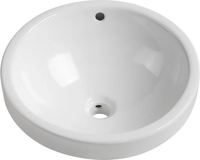 Einbauwaschbecken Catonac aus Keramik in Weiß, Breite: 46 cm - Bild 1