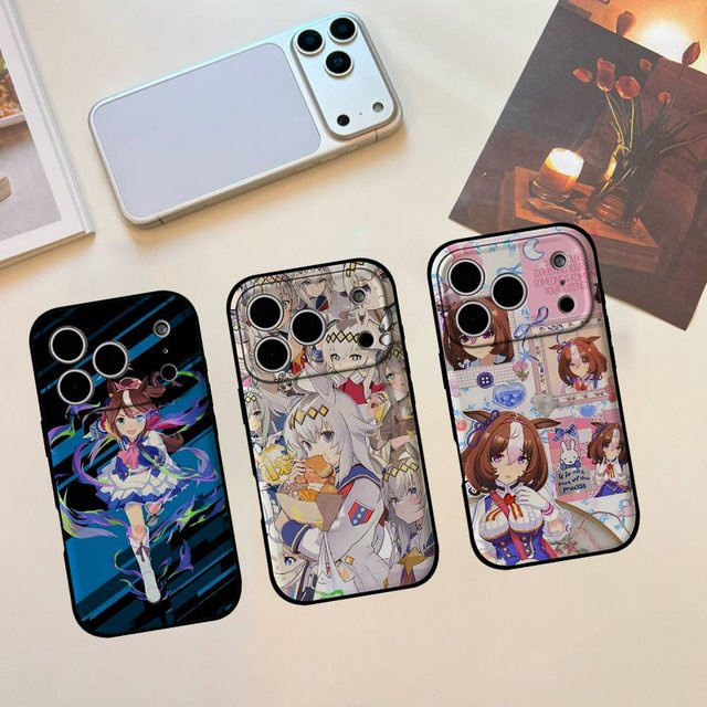 Mesuca Anime Umamusume Pretty Derby Handyhülle für iPhone in Schwarz und Multicolour - Bild 1