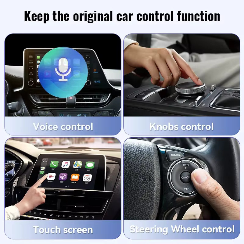 XUDA Wireless CarPlay und Android Auto Adapter in Schwarz für Nissan mit Wi-Fi Plug und Play Verbindung - Bild 2