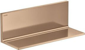 Hansgrohe Axor Uni. Rectangular Wandablage in Poliert Rotgold, Breite: 30 cm - Bild 1