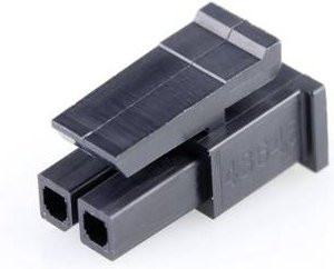 Molex Buchsengehäuse-Kabel in Schwarz mit 2 Polzahl und 3mm Rastermaß - Bild 1
