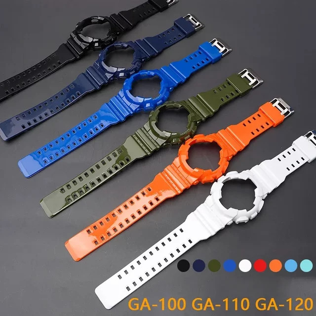 Casio Uhrenarmband, TPU Harz, Schwarz, Unisex - Bild 1