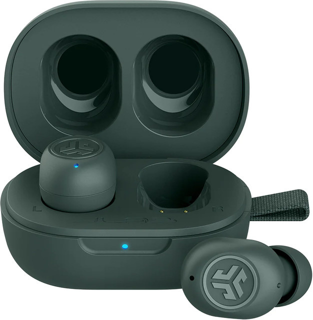JLab JBuds Mini True Wireless Earbuds Bluetooth Kopfhörer in Beige/Grau - Bild 1
