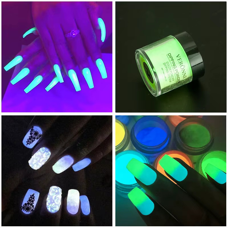 Dip Nagelpulver Neon Nail Art Pulver, Schimmernd, 12 Farben - Bild 6