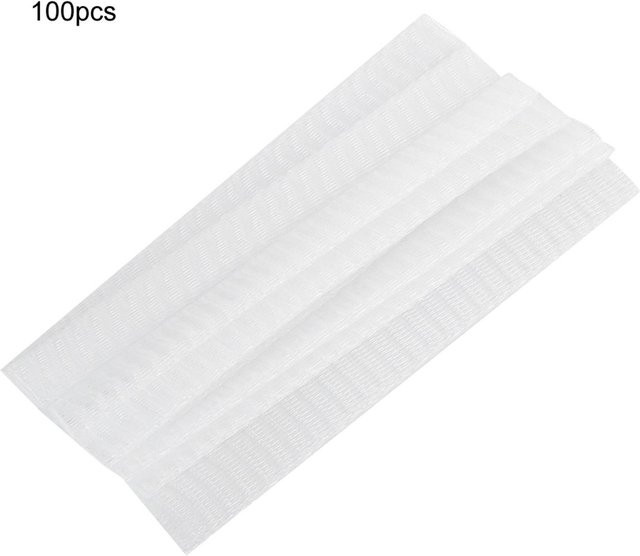 Shoemst Make-Up Pinsel Schutzhülle, 100 Stück, Weiß - Bild 1