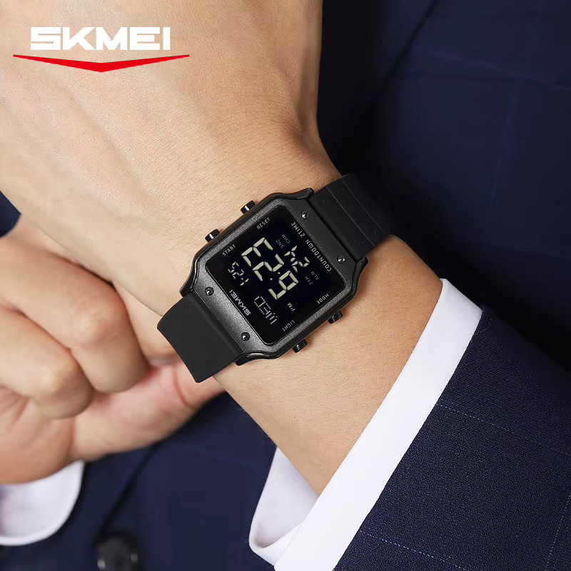 SKMEI Digitaluhr, Kunststoff, Schwarz, Unisex - Bild 3